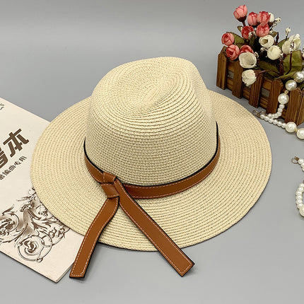 Wholesale Summer Irregular Decorative Sun Hat Vacation Straw Hat Fisherman Hat