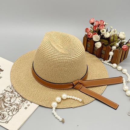 Wholesale Summer Irregular Decorative Sun Hat Vacation Straw Hat Fisherman Hat