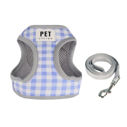 Dog Supplies Small Dog Chest and Back Integrated Leash Breathable Pet Supplies