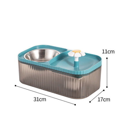 Cat Automatic Feeder Large Capacity Water Fountain Dog Drinking Water Pet Supplies 