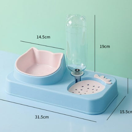 Wholesale Pet Cat Bowl Automatic Drinking Water Bowl Anti-Tip Bowl Dog Bowl