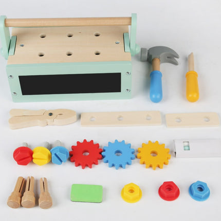 Children's Wooden Screw-twisting and Disassembling Nut Portable Tool Box Educational Toy