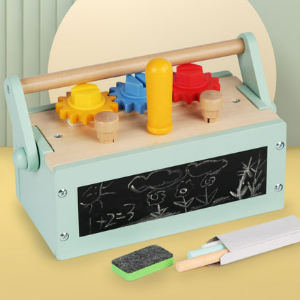 Children's Wooden Screw-twisting and Disassembling Nut Portable Tool Box Educational Toy