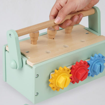 Children's Wooden Screw-twisting and Disassembling Nut Portable Tool Box Educational Toy