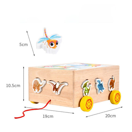 Children's Fishing and Insect Catching Fruit Shape Matching Radish Pulling Educational Toy