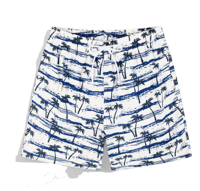 Wholesale Men's Summer Casual Lined Loose Surf Swim Shorts