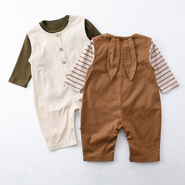 Wholesale Spring Baby Vest Jumpsuit Pure Cotton Baby Clothes Jacket