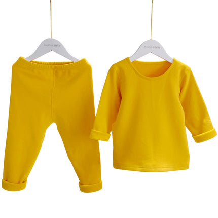 Wholesale Baby Cotton Belt Thin Fleece Kids Warm Thermals Long Johns