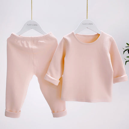 Wholesale Baby Cotton Belt Thin Fleece Kids Warm Thermals Long Johns