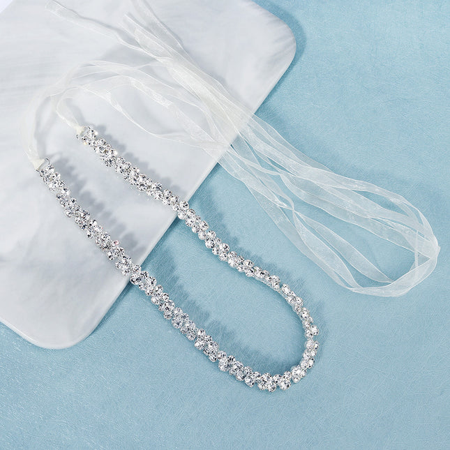 Bridal Wedding Accessories Luxury Rhinestone Wedding Dress Waist Belt