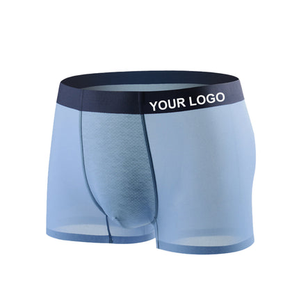 Factory Logo Custom Men's Nylon Thin boxer Briefs Underwear