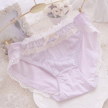 Wholesale Girls Yummy Princess Embroidered Cute Briefs