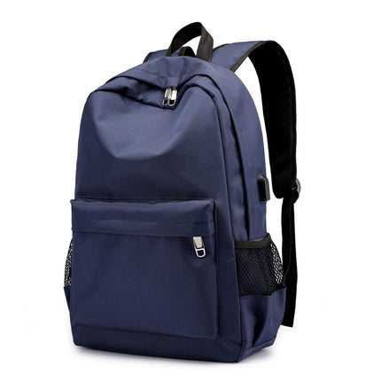 Wholesale Men's Casual USB Men's Backpack Breathable Laptop Bag Travel Bag