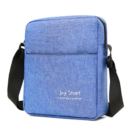 Men's Casual Shoulder Bag Lightweight Nylon Waterproof Crossbody Bag Outdoor Backpack 