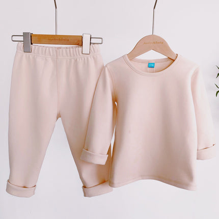 Wholesale Baby Cotton Belt Thin Fleece Kids Warm Thermals Long Johns