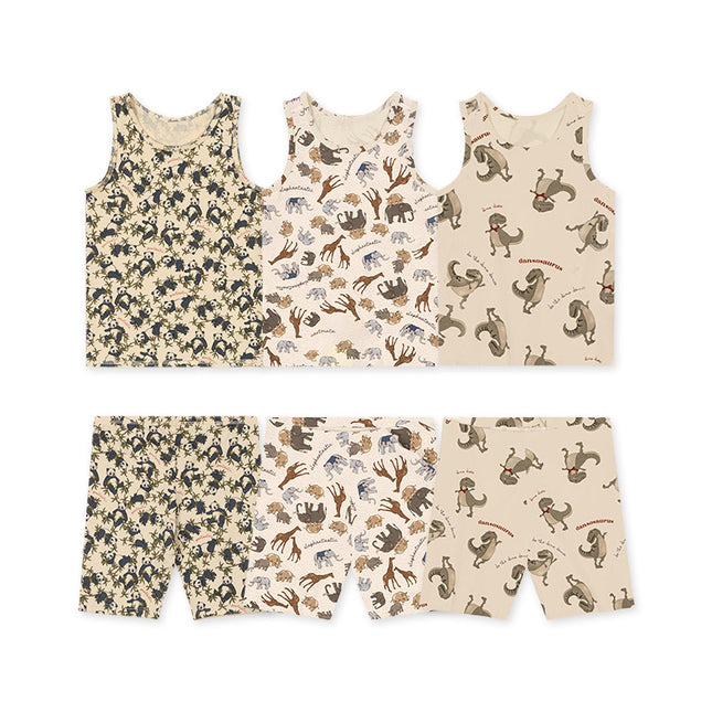 Wholesale Baby Summer Thin Vest and Shorts Two-piece Set