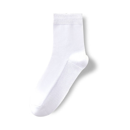 Wholesale Men's Autumn Winter Antibacterial Deodorant Casual Cotton Mid-calf Socks