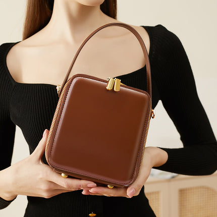 Women's Fashionable Leather Luxury Crossbody Bag Handheld Shoulder Bag