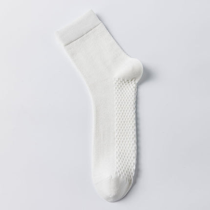 Wholesale Men's Summer Anti-odor Antibacterial and Sweat-absorbent Cotton Mid-calf Socks