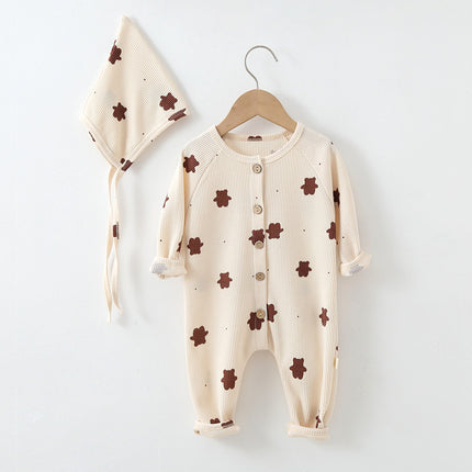 Baby Cute Spring Jumpsuit Printed Baby Romper Babygrow Onesie