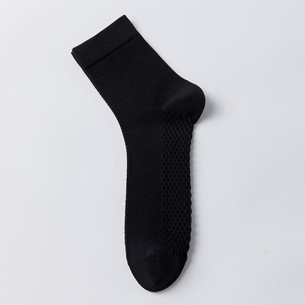 Wholesale Men's Summer Anti-odor Antibacterial and Sweat-absorbent Cotton Mid-calf Socks