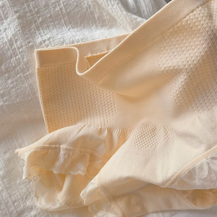 Wholesale Women's Cotton Seamless Lace Breathable Plus Size Underwear