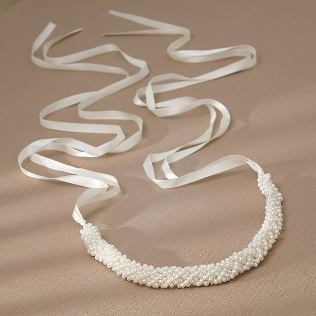 Hand Sewn Bridal Belt Wedding Dress Waistband Dinner Party Accessories