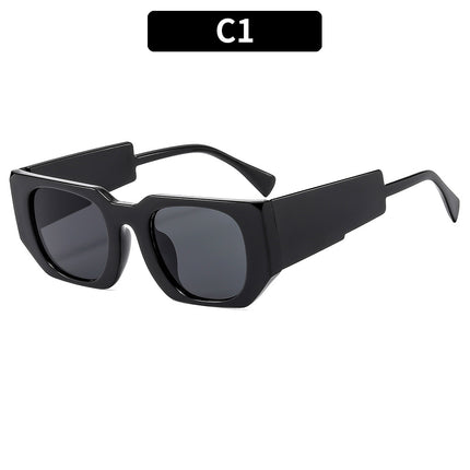 Fashion Square Frame Retro Personality Driving Sun Protection Sunglasses