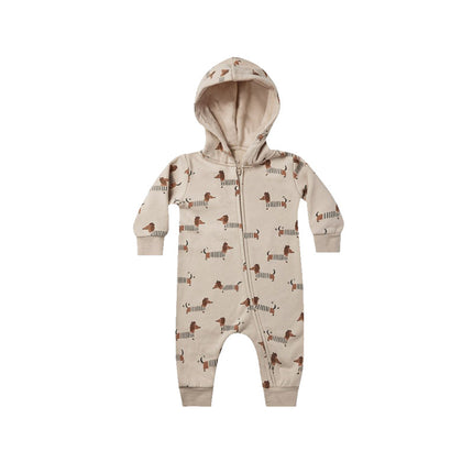 Infant Baby Hooded Romper Newborn Jumpsuit Spring Babygrow