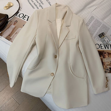 Wholesale Women's Spring and Autumn Fashionable Mid-Length Blazer