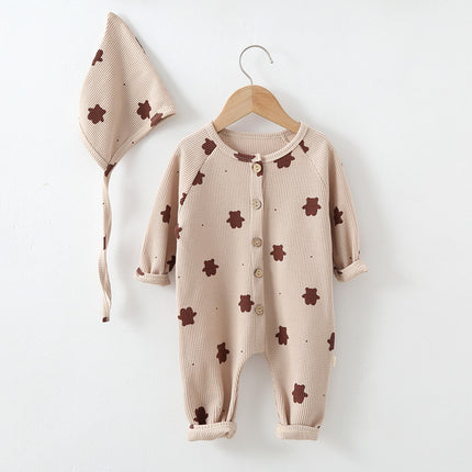 Baby Cute Spring Jumpsuit Printed Baby Romper Babygrow Onesie