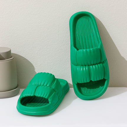 Wholesale Ladies/Men's Indoor Home Summer Non-slip Bathroom Shower Slippers