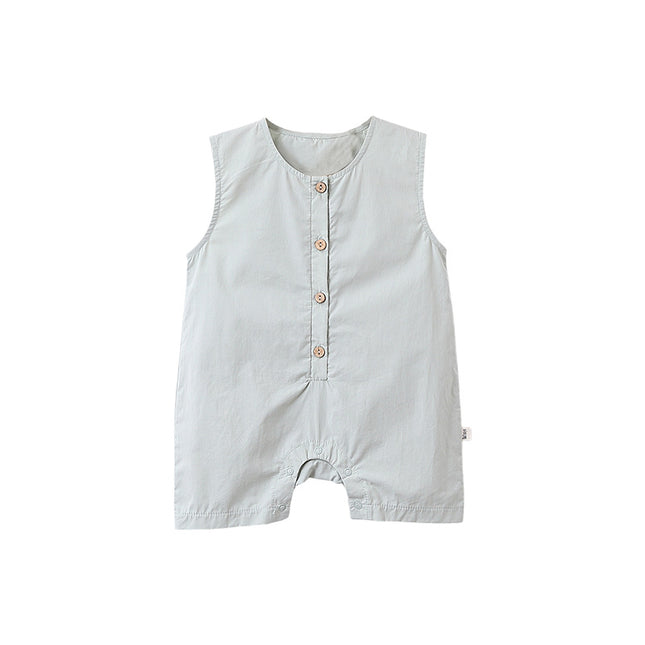 Baby Summer Sleeveless A Cotton Overalls Sleeveless Romper