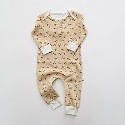 Infant Baby Autumn Cotton Romper Newborn Onesies Babygrow