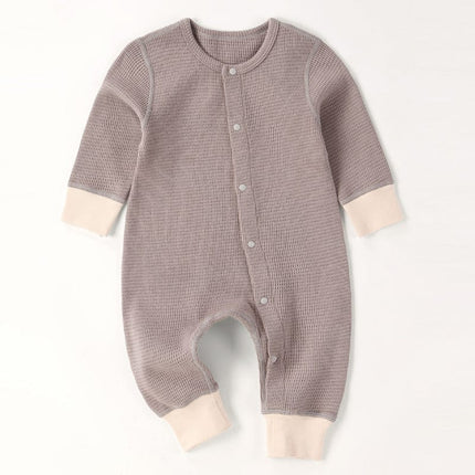 Infants Baby Waffle Onesies Babygrow Newborn Bodysuits