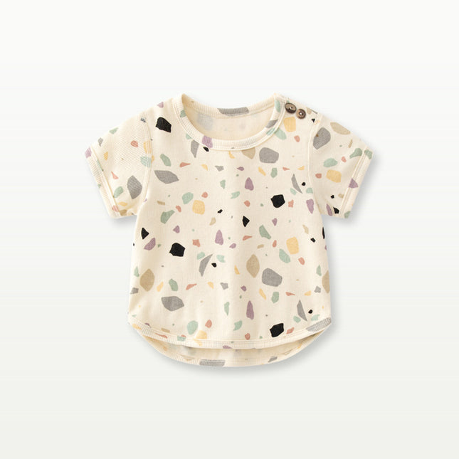 Baby Short Sleeve T-Shirt Summer Children Cotton Tops