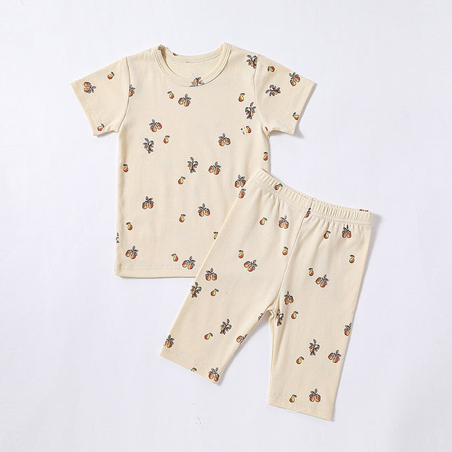 Wholesale Baby Summer Cotton Short Sleeve Two-Piece Set