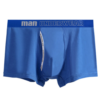 Men's Pure Cotton Breathable Mid-rise Sporty and Cute Boxer Briefs