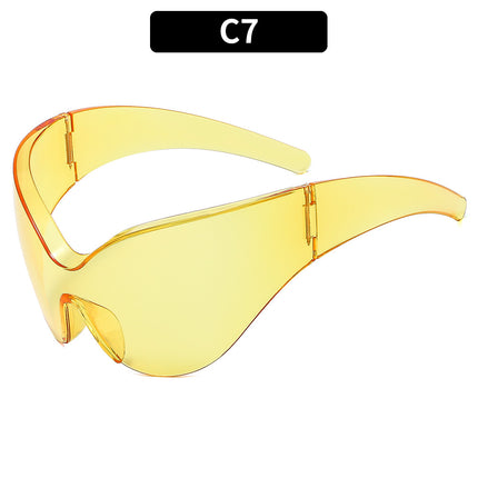 Women's Exaggerated Butterfly Sunscreen Trend Frameless Personalized Sunglasses