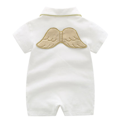 Infant Baby Boys Rompers Summer Short Sleeve Bodysuit