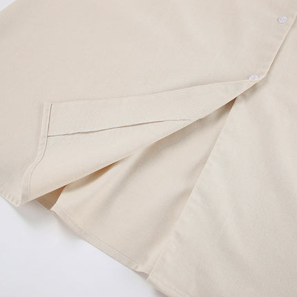 Wholesale Ladies Cotton Linen V Neck Puff Sleeve Backless Strap Dress Summer Maxi Dress