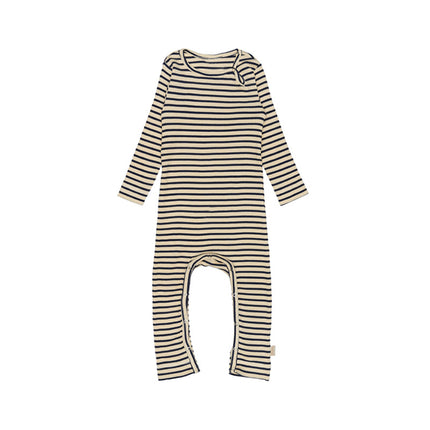 Newborn Baby Romper Jumpsuit Long Sleeve Cotton Striped Babygrow