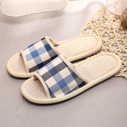 Wholesale Summer Home Non-slip Soft-soled Linen Slippers