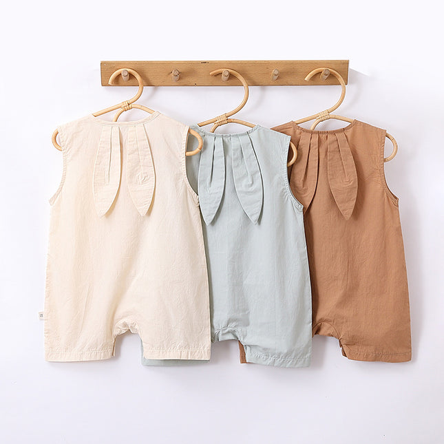 Baby Summer Sleeveless A Cotton Overalls Sleeveless Romper