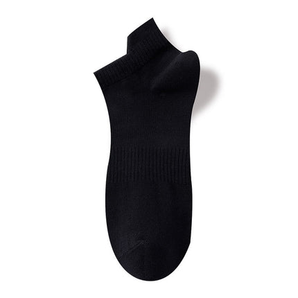 Wholesale Men's Spring Summer Solid Color Breathable Sports Socks