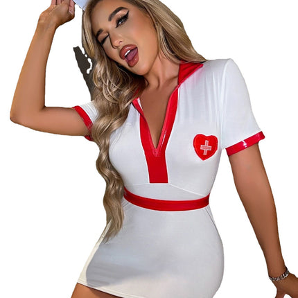 Wholesale Girly Sexy Nurse Uniform Temptation Underwear Role Play