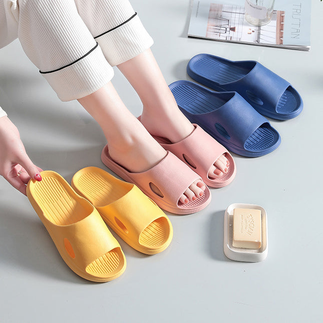 Wholesale Women's / Men's Summer Bathroom Non-slip Thick-soled Slippers 