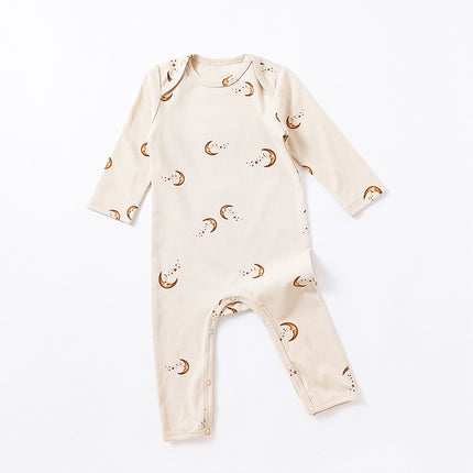 Newborn Baby Spring Onesie Cotton Romper Long-sleeved Babygrow