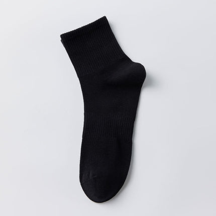 Wholesale Men's Spring and Summer Thin Mid-calf Mesh Breathable Cotton Socks