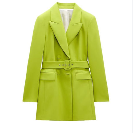 Wholesale Women's Spring Summer Casual Belted Blazer